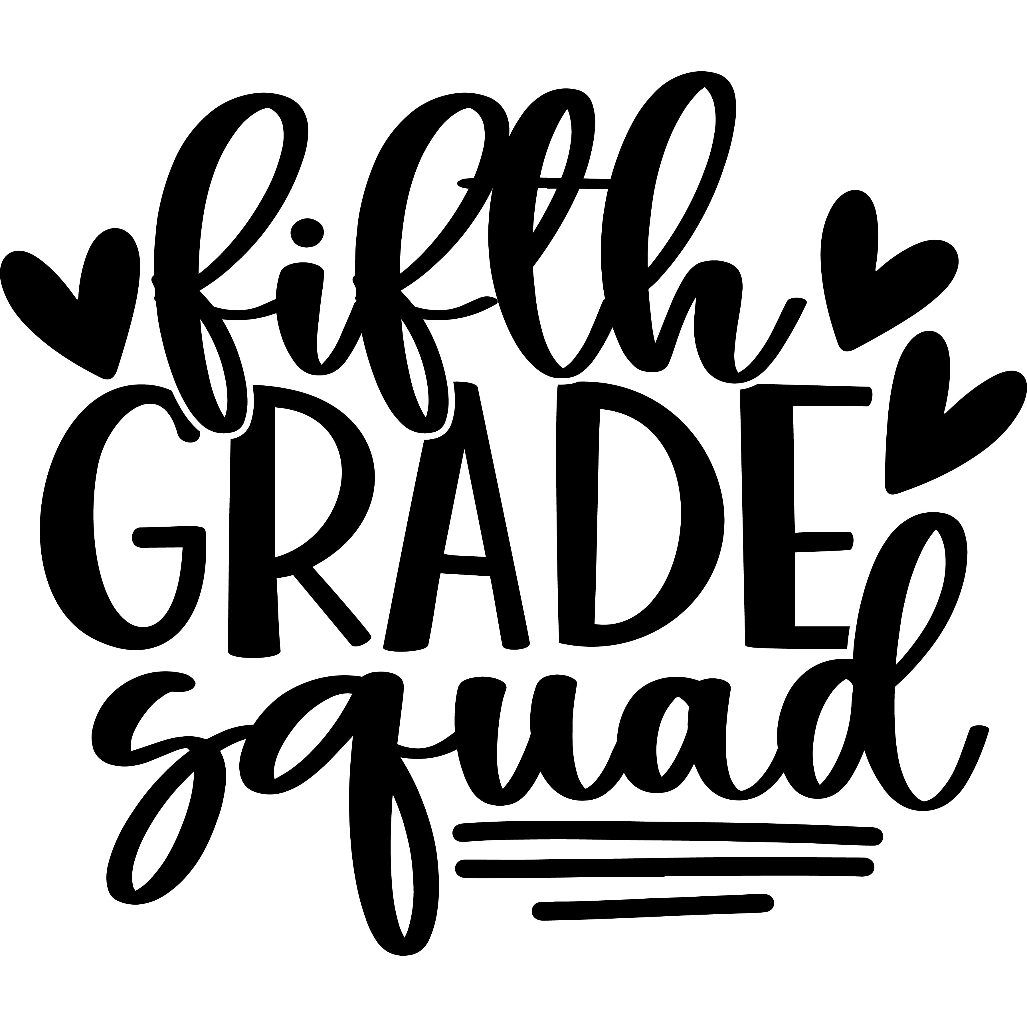 Fifth Grade Teacher Squad T-Shirt