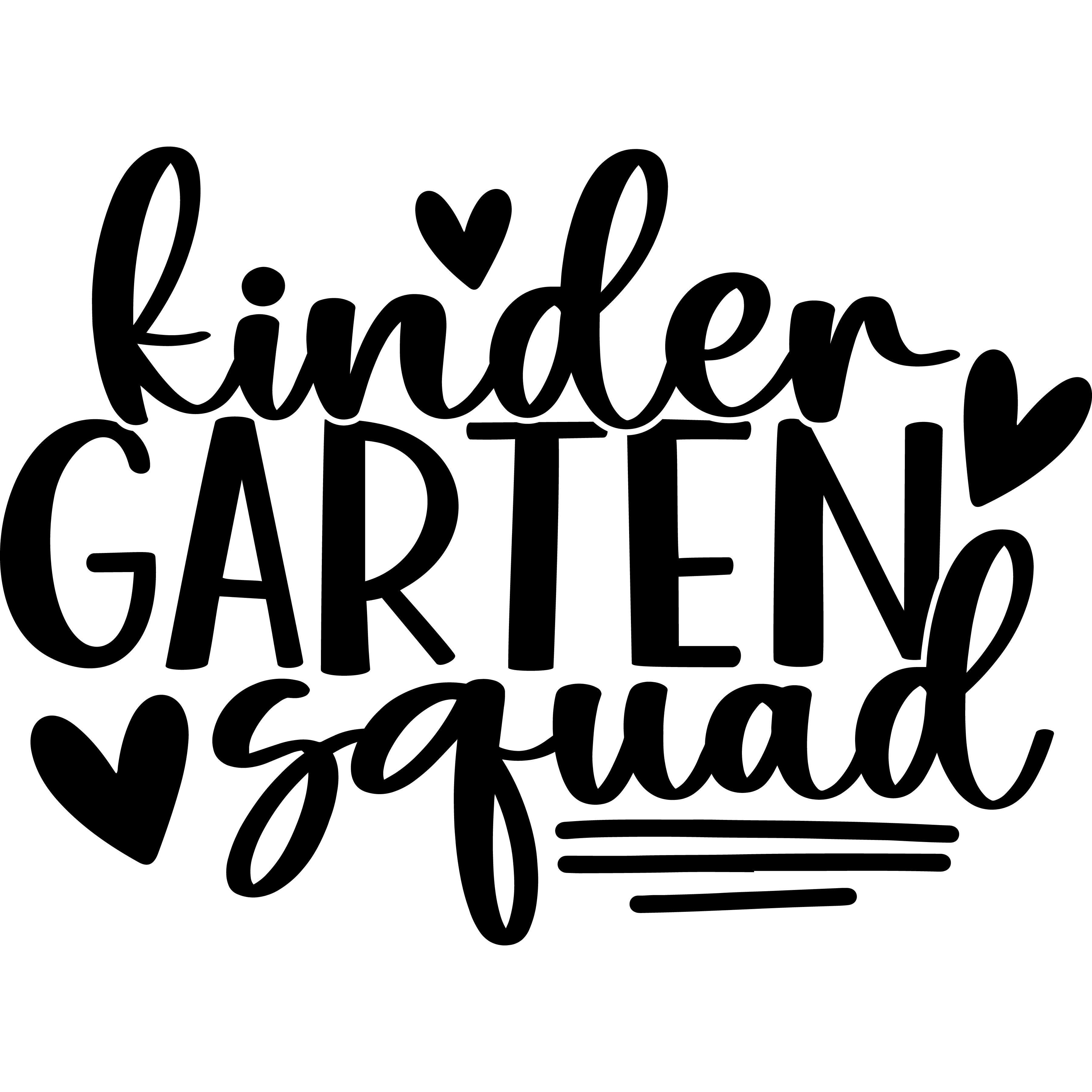 Kindergarten Teacher Squad Shirt