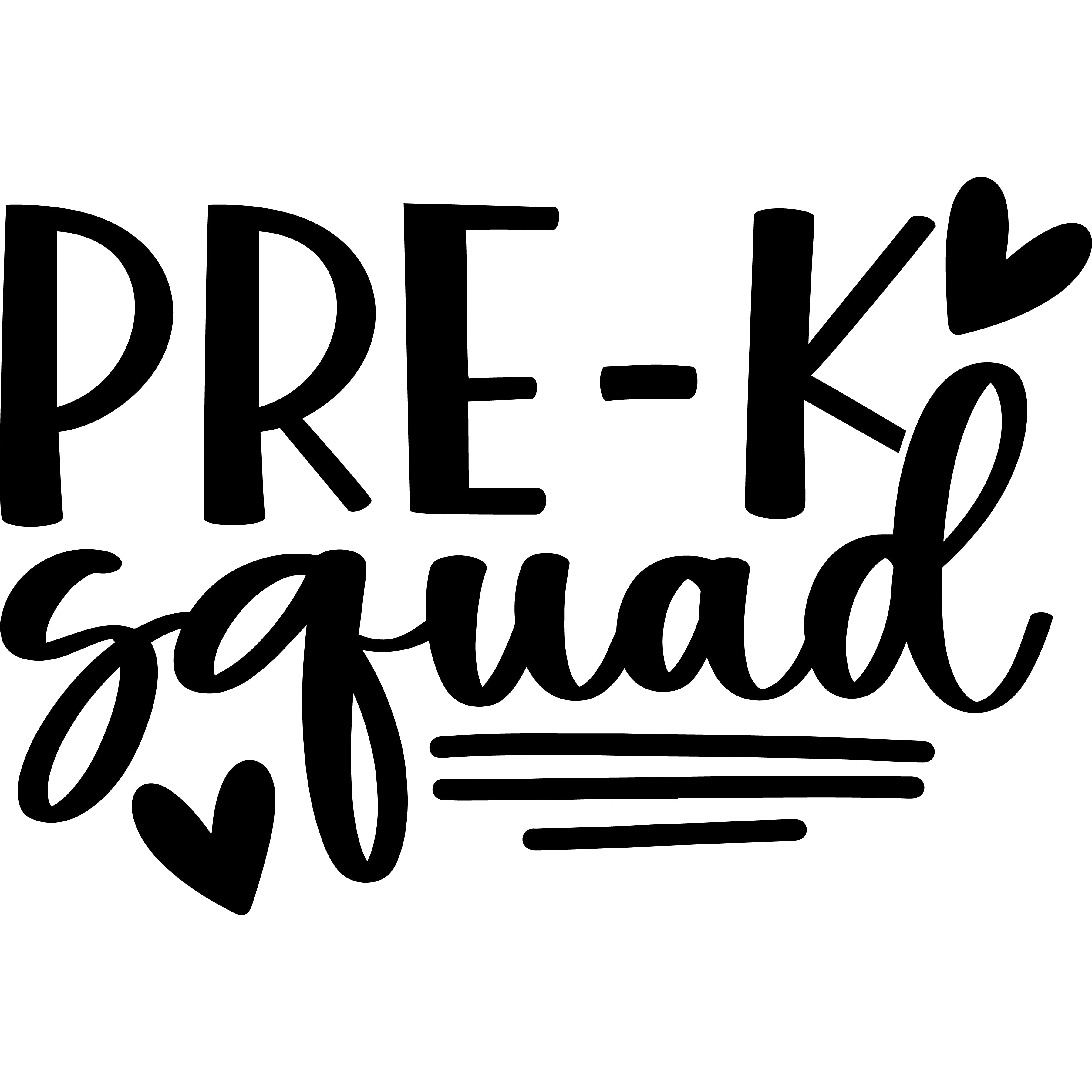 PRE-K Teacher Squad T-Shirts